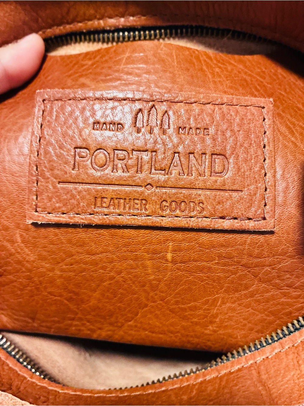 Portland Leather Goods Medium Crossbody Tote - Picture 5 of 5